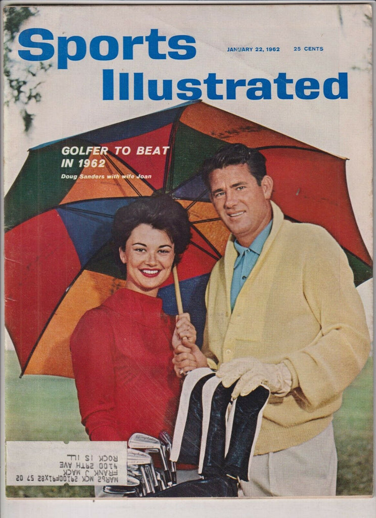 Sports Illustrated Mag Doug Sanders & Wife Jordan January 22, 1962 021720nonr