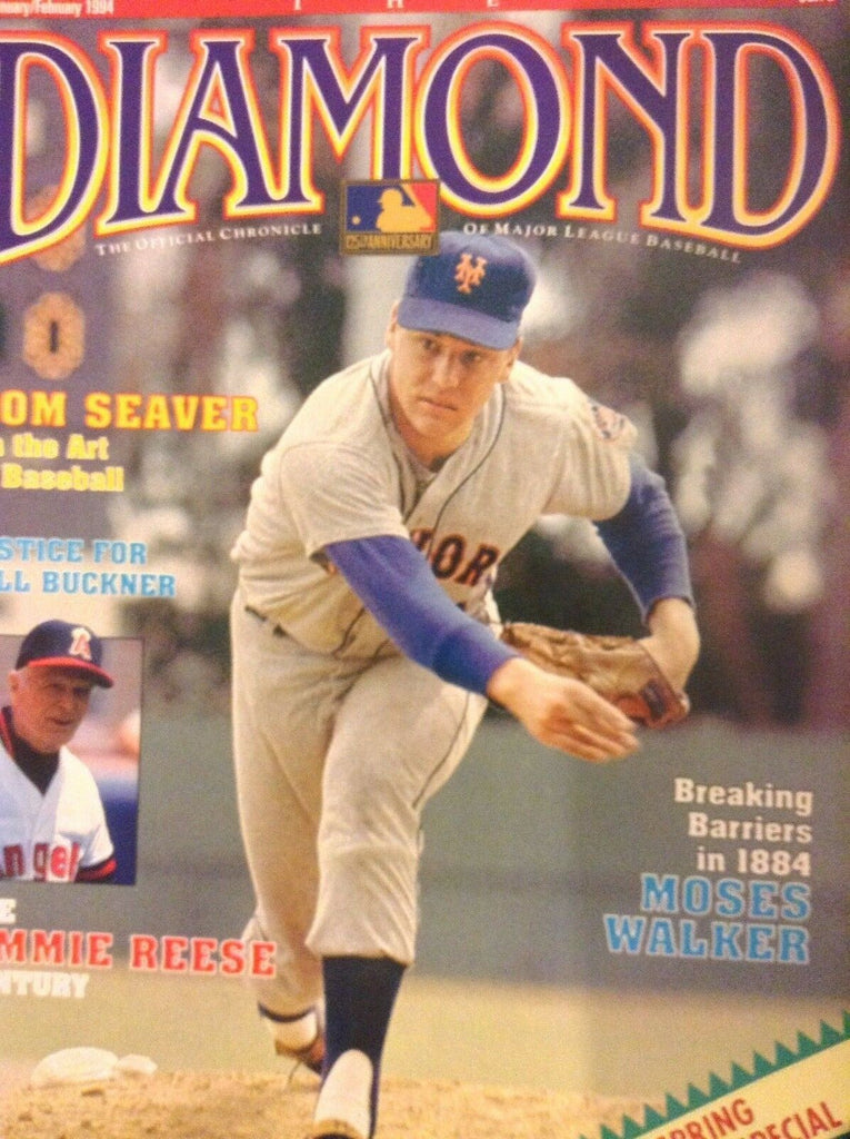 Diamond Baseball Magazine Moses Walker Tom Seaver Jan/February 1994 021418nonrh