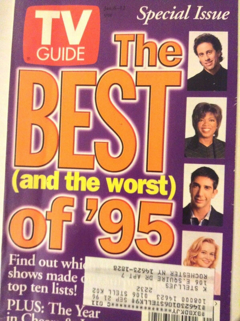 Tv Guide Magazine The Best And worst Of 95 January 6, 1996 082817nonrh