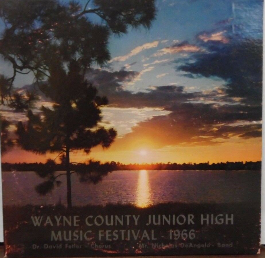 Wayne County Juniorr High Music Festival 1966 33RPM 102216LLE