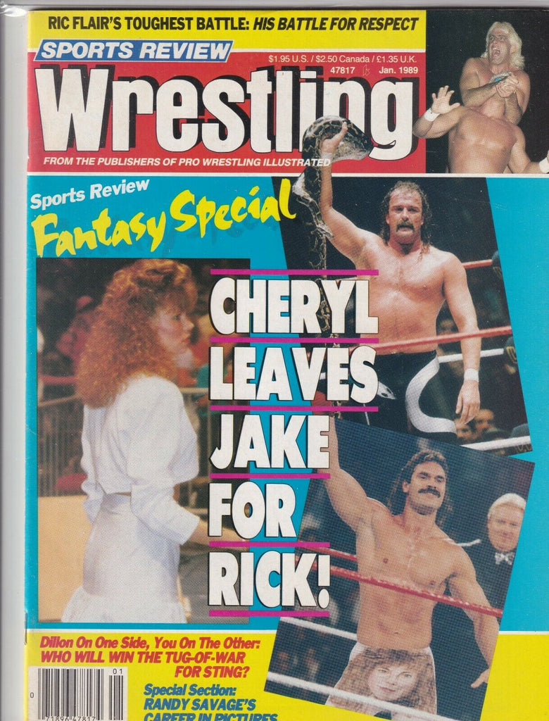 Sports Review Wrestling Cheryl Ladd Ric Flair January 1989 060519nonr