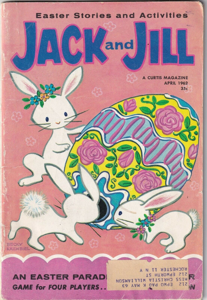 Jack And Jill Magazine An Easter Parade Special April 1962 092519nonr