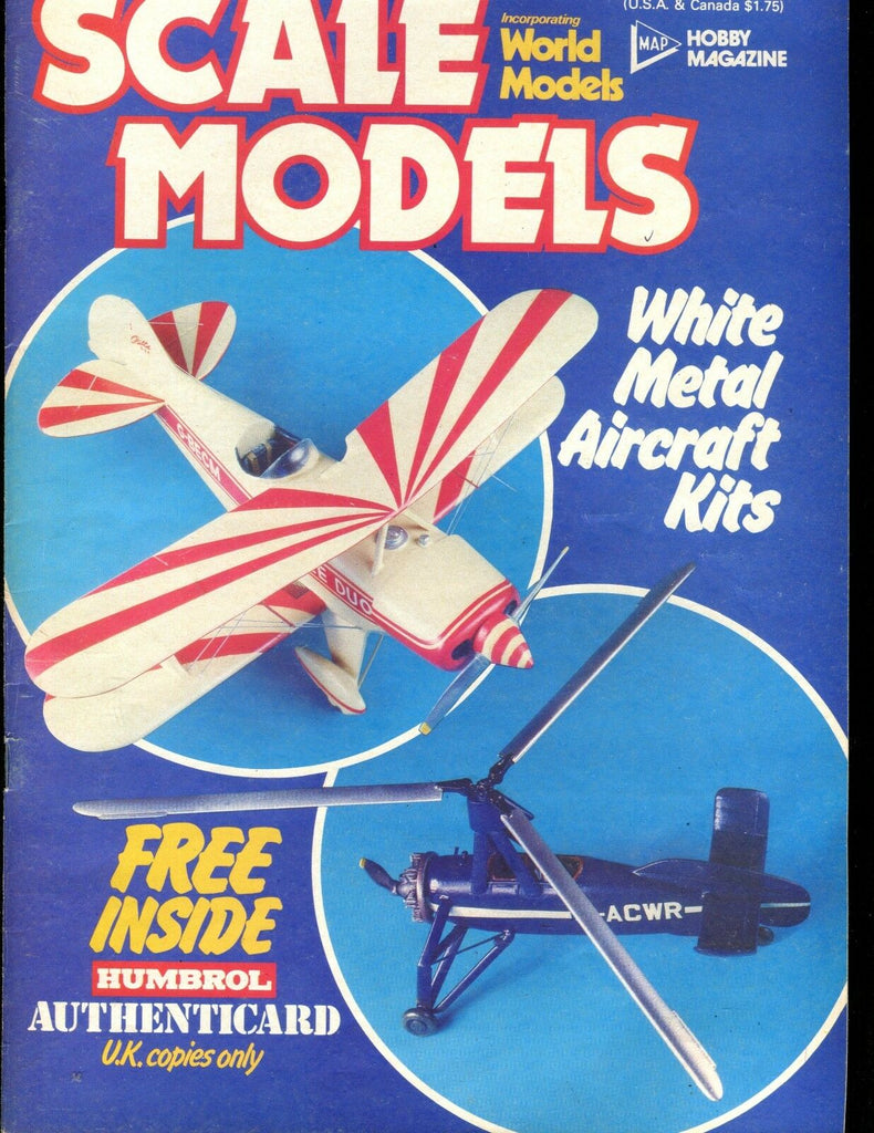 Scale Models Magazine November 1978 White Metal Aircraft Kits EX No ML 010217jhe