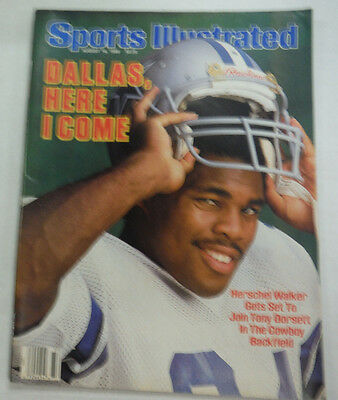 Sports Illustrated Magazine Herschel Walker Dorsett August 1986 NO ML 051315R