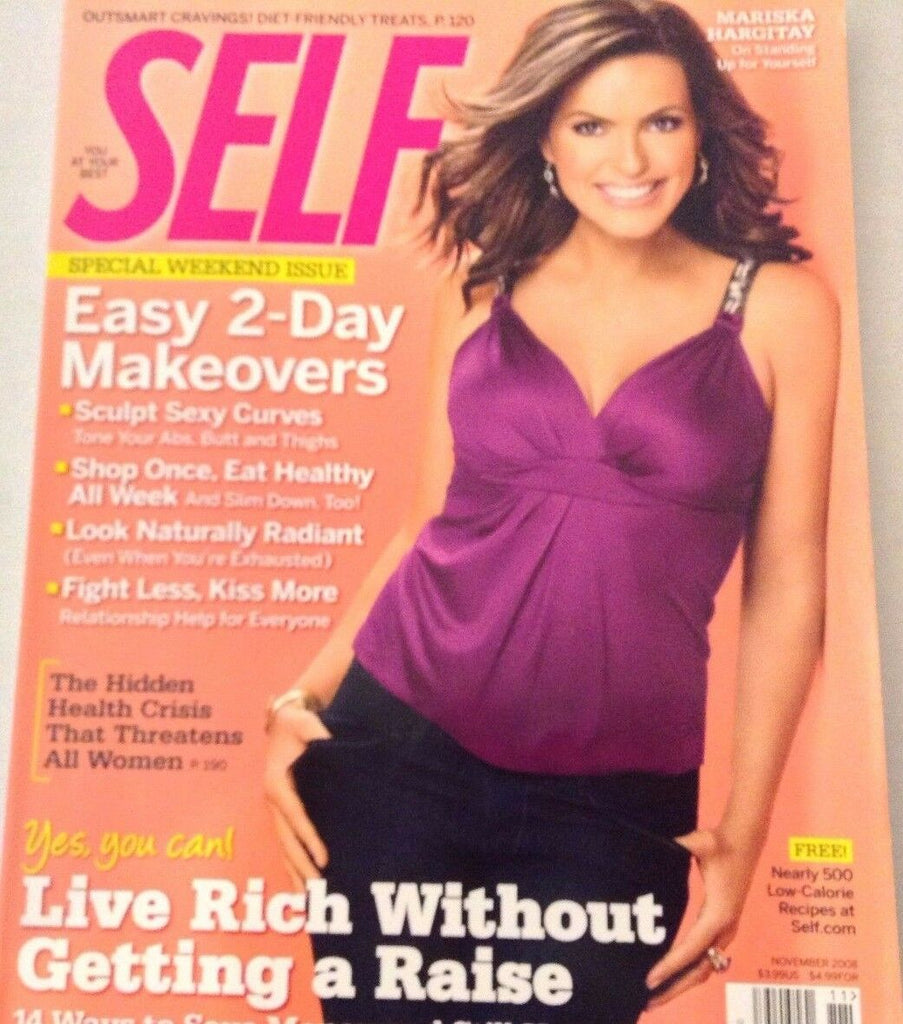 Self Magazine Mariska Hargitay November 2008 EXC NO ML 072617nonrh2