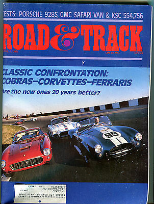 Road & Track Magazine April 1985 Cobras Corvettes Ferraris VGEX 010416jhe2