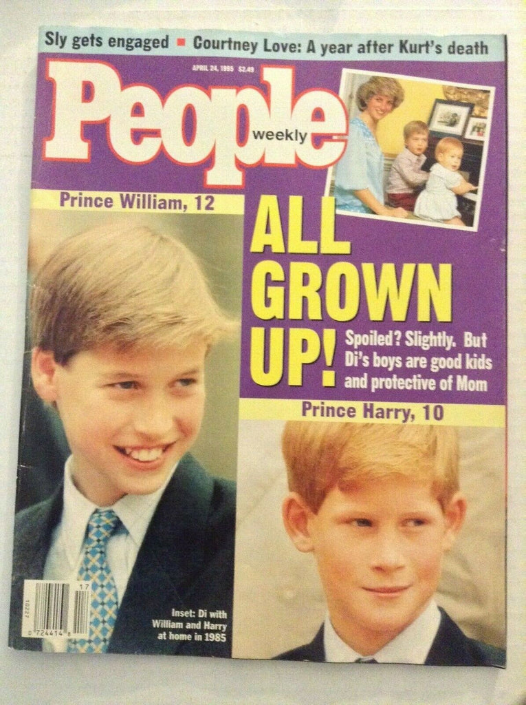 People Weekly Magazine Princess Diana & Prince Will April 24, 1995 072119nonrh