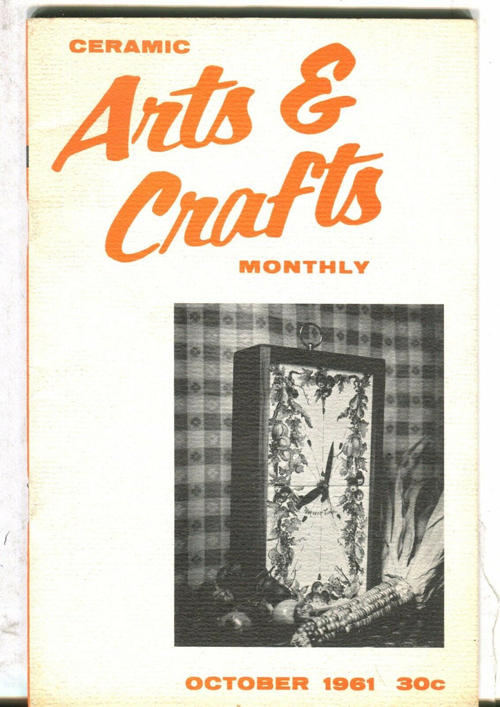 Ceramic Arts & Crafts Monthly Magazine October 1961 070317nonjhe
