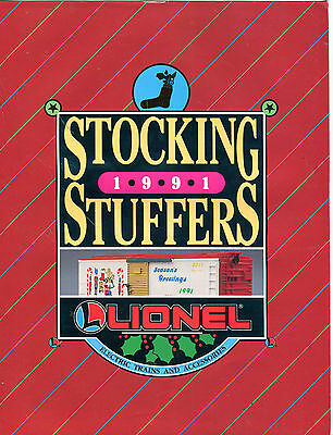 Lionel Electric Trains & Accessories 1991 Stocking Stuffers EX 071016jhe2