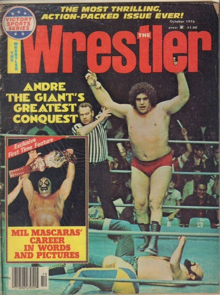 The Wrestler October 1976 Andre The Giant Mil Mascaras 022719DBE
