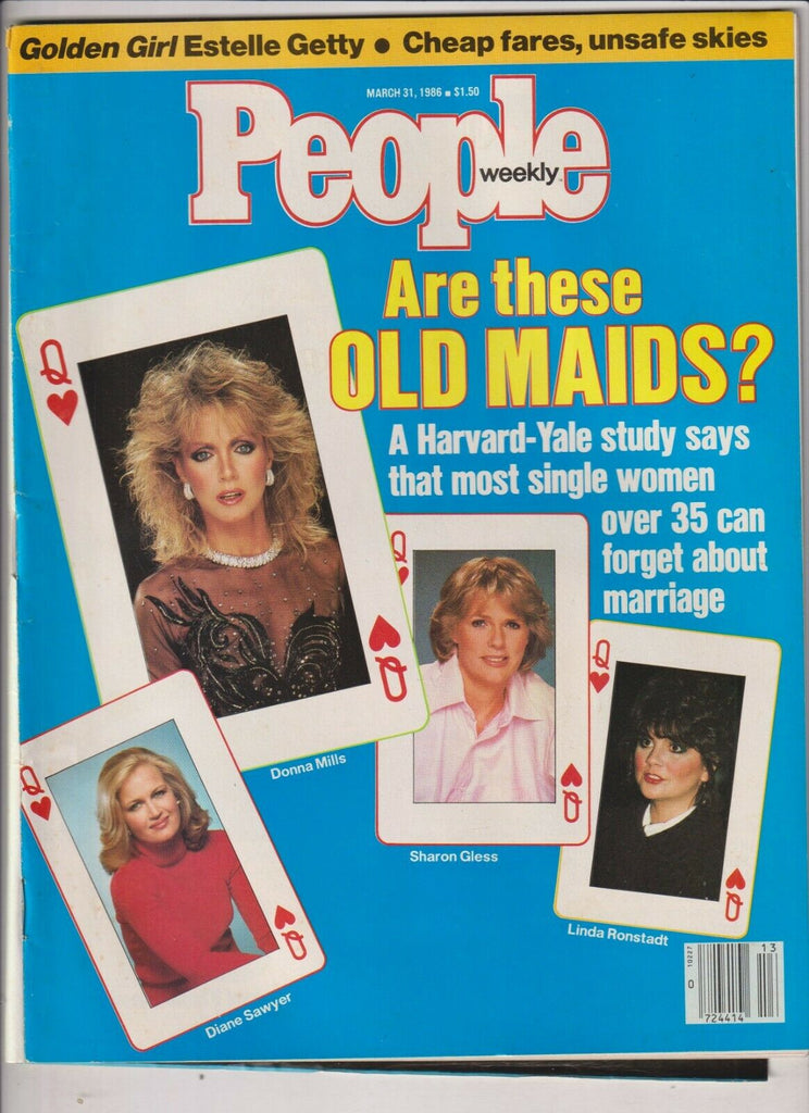 People Weekly Mag Donna Mills Linda Ronstadt March 31, 1986 020320nonr