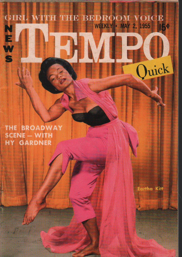 News Tempo Quick Weekly May 2 1955 Eartha Kitt Cheesecake Pin Up 063020AME