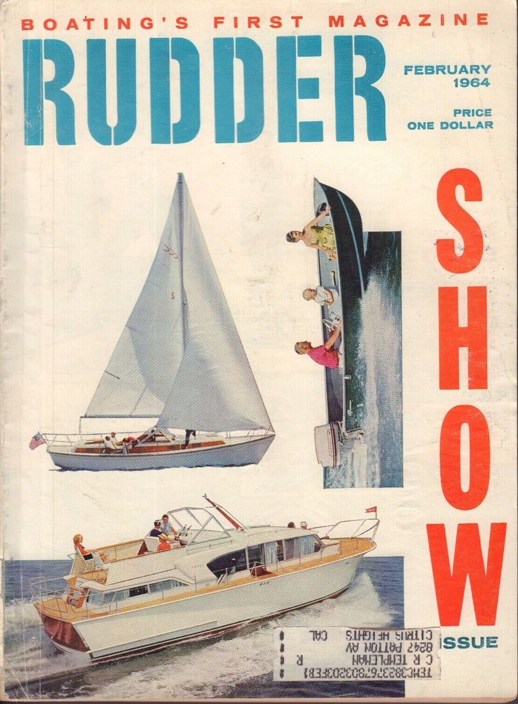 Rudder February 1964 Show Issue w/ML 042117nonDBE