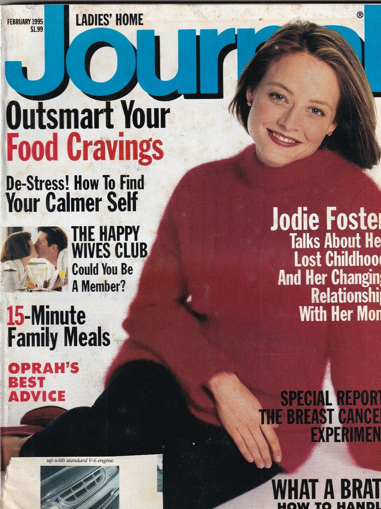 Ladies' Home Journal Jodie Foster Food Cravings February 1995 093019nonr