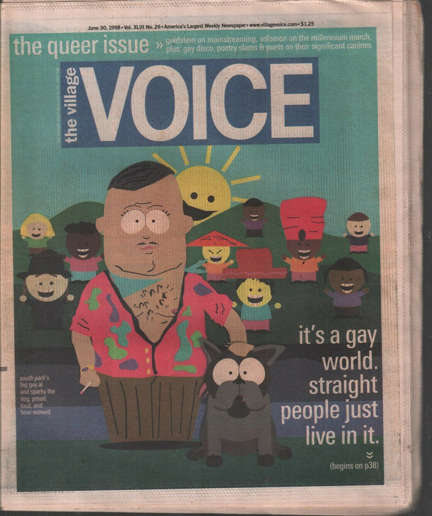 The Village Voice NYC June 30 1998 Goldstein The Queer Issue LGBTQ 122019AME2