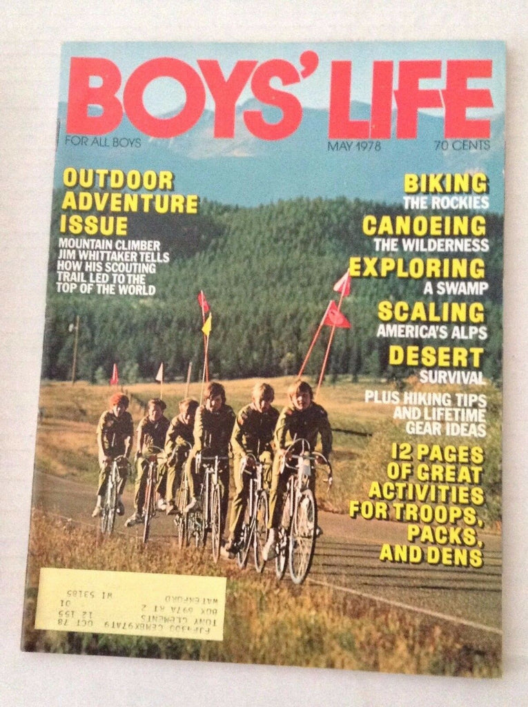 Boys' Life Magazine Outdoor Adventure Issue Canoeing May 1978 013017RH