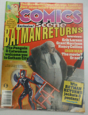 Comics Scene Magazine Batman Returns The Penguin August 1992 No.28 061615R