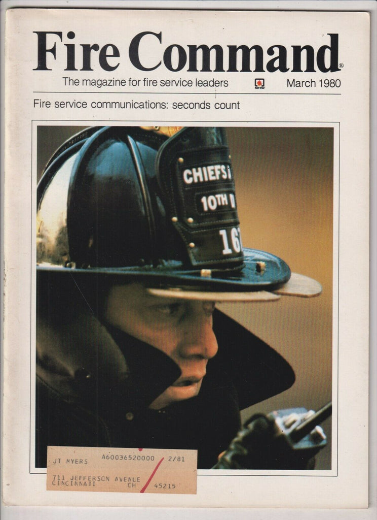 Fire Command Mag Fire Service Communications March 1980 022620nonr