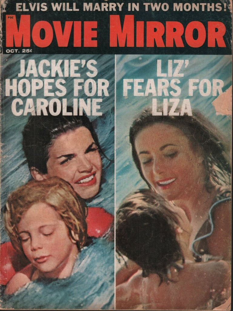 Movie Mirror October 1964 Jackie Kennedy Elizabeth Taylor Elvis 071519AME