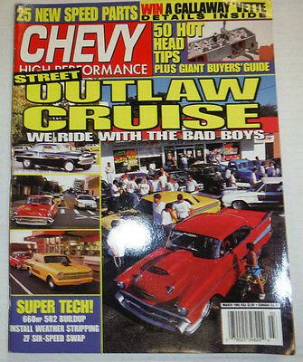 Chevy High Performance Magazine Outlaw Cruise & 660hp Buildup March 1995 021715R