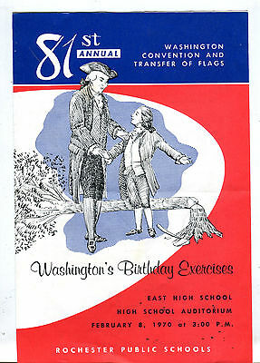 81st Annual Washington Birthday Exercise Program East HS Rochester EX 071516jhe