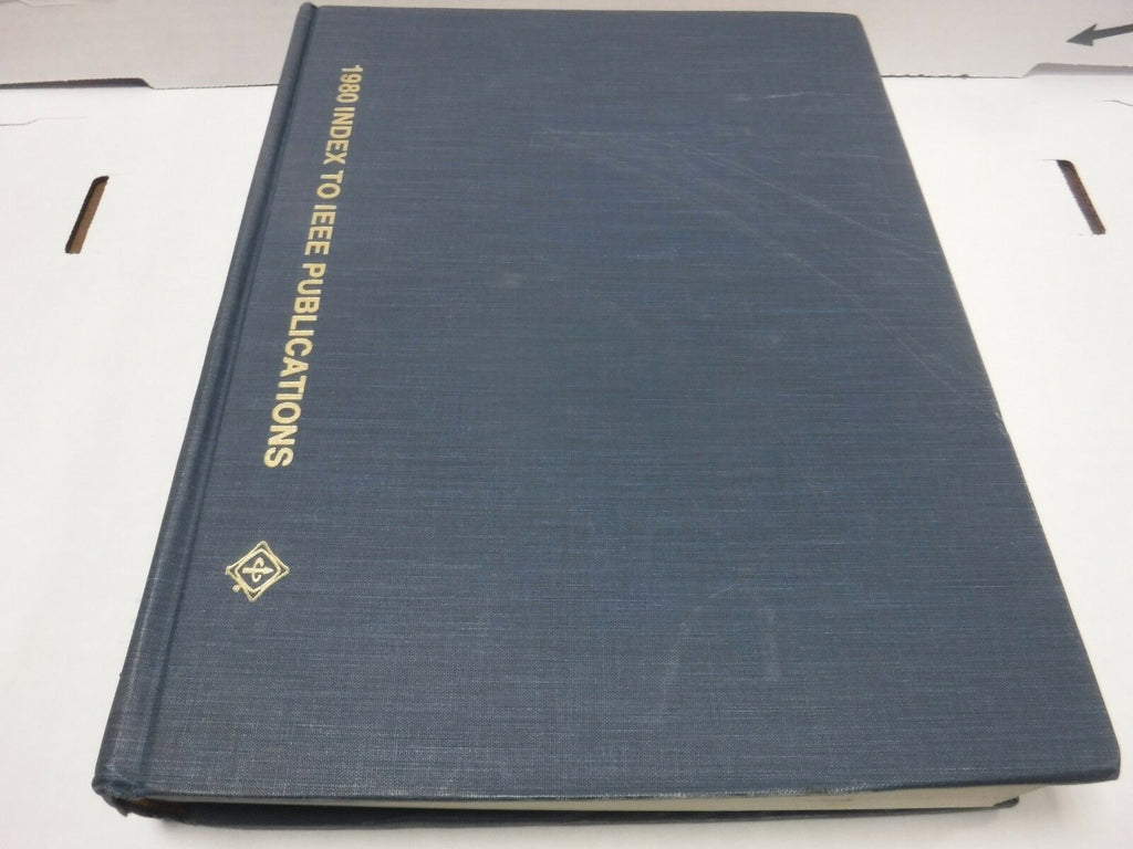 IEEE 1980 Publications Index Hardcover Bound Book Ex-FAA 121818AME4