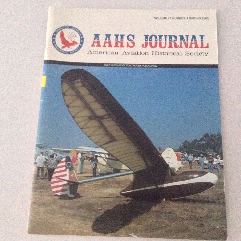 AAHS Journal Magazine The Earl Of Steinhauer Spring 2002 062517nonrh