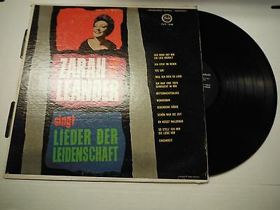 33 RPM Vinyl Zarah Leander singt Lieder Der Leidenschaft fiestaFLP1346 102814KME