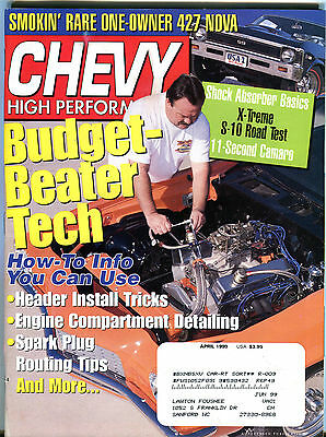 Chevy High Performance Magazine April 1999 Budget-Beater Tech EX 020916jhe