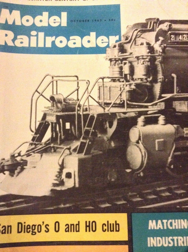 Model Railroader Magazine San Diego's O And HO Club October 1963 010119nonrh
