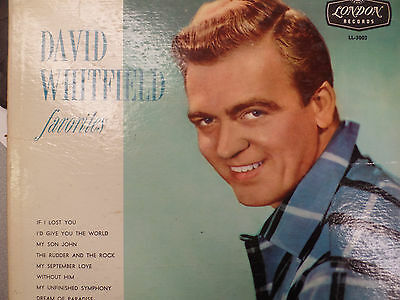 David Whitfield Favorites 33 RPM VINYL VG+ 011116 TLJ2