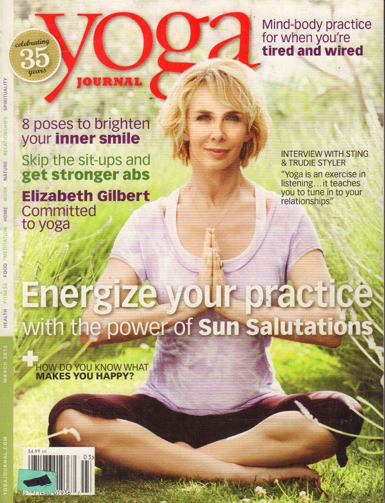 Yoga Journal Magazine March 2010 Trudie Styler Sting 090517nonjhe