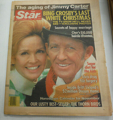 The Star Magazine Bing Crosby & Britt Ekland November 1977 081415R