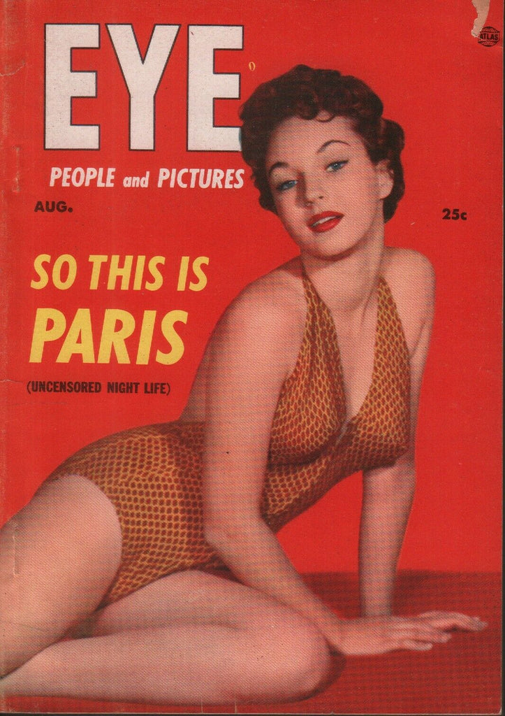 Eye Digest August 1954 Jackie Walker Cheesecake Pin Up 070819AME