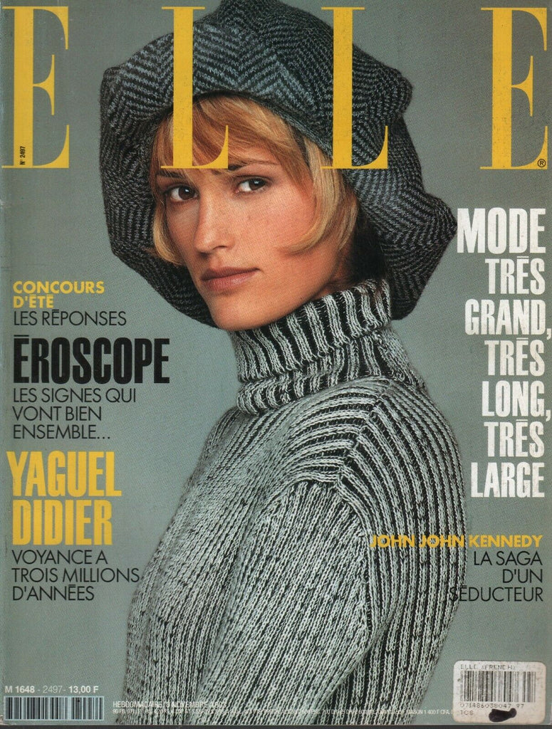 Elle French Fashion 8 Novembre 1993 John John Kennedy Yaguel Didier 092719AME