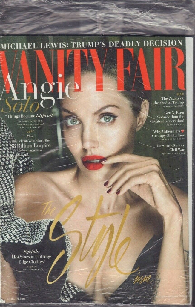 Vanity Fair September 2017 Angelina Jolie Michael Lewis 121718DBE