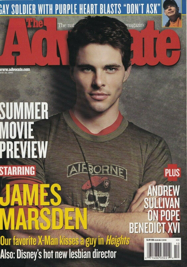 The Advocate May 24 2005 James Marsden Pope Benedict XVI 060719DBE