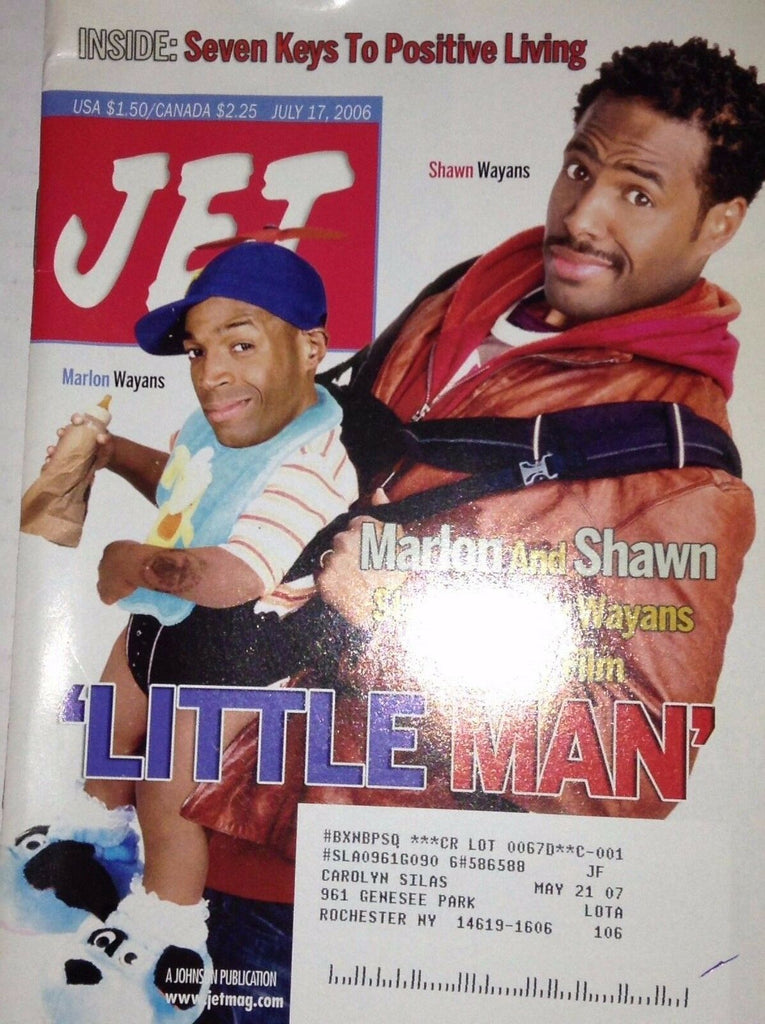 Jet Magazine Marlon & Shawn Wayans July 17, 2006 090817nonrh