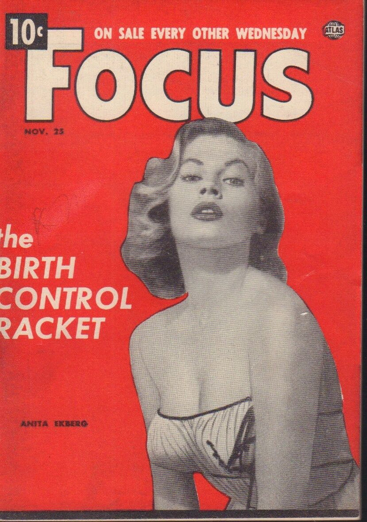 Focus Digest November 1953 Anita Ekberg Cheesecake Pin Up 091318AME2