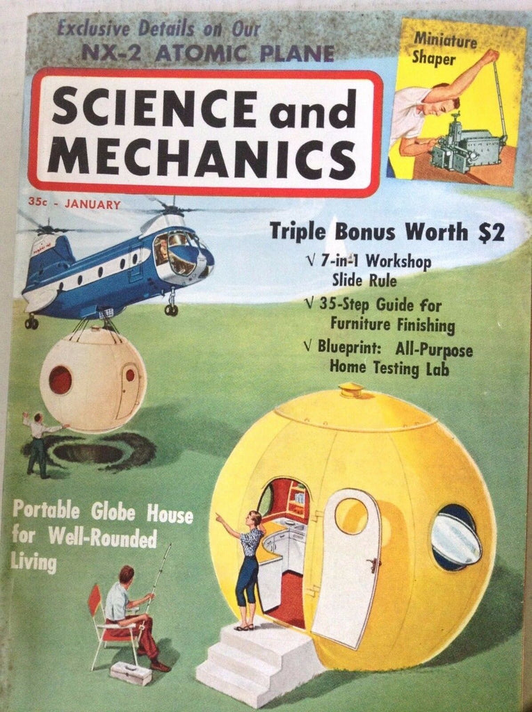 Science And Mechanics Magazine Portable Globe House January 1961 082917nonrh