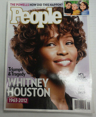 People Weekly Magazine Whitney Houston February 2012 071015R2