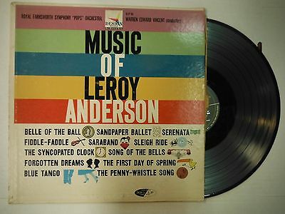 33 RPM Vinyl Leroy Anderson Music Of Design DLP 96 120814KME