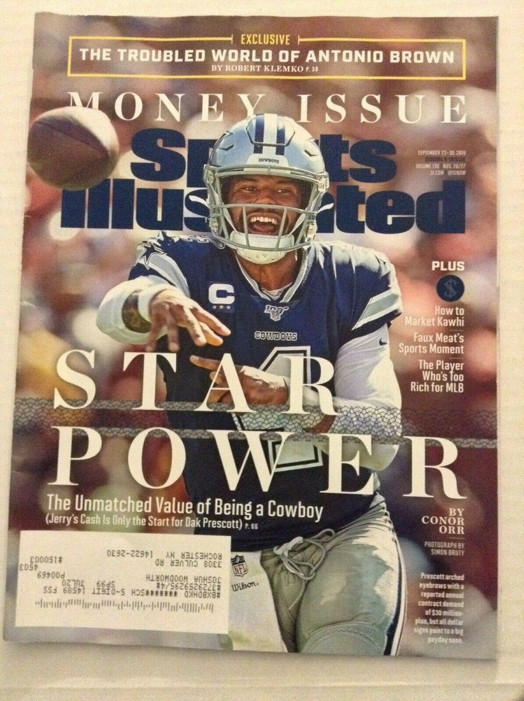 Sports Illustrated Mag Jerry Cash Antonio Brown September 23, 2019 100819nonrh