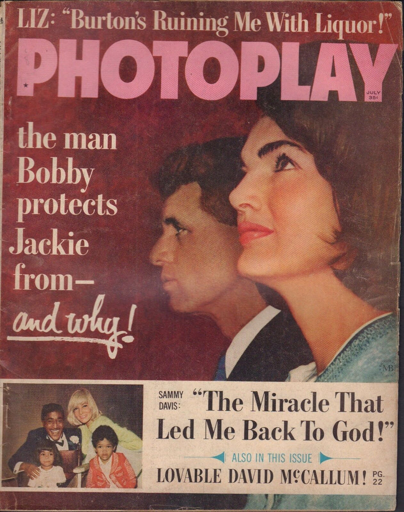 Photoplay Magazine Jackie Kennedy Onassis July 1965 012618nonr