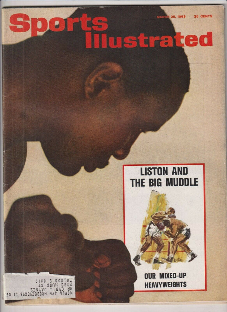 Sports Illustrated Mag Sonny Liston Floyd Patterson March 25, 1963 021120nonr