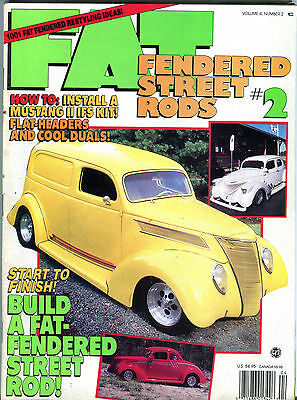 Fat Fendered Street Rods #2 Magazine 1990 Fat-Fendered Street Rod EX 022216jhe