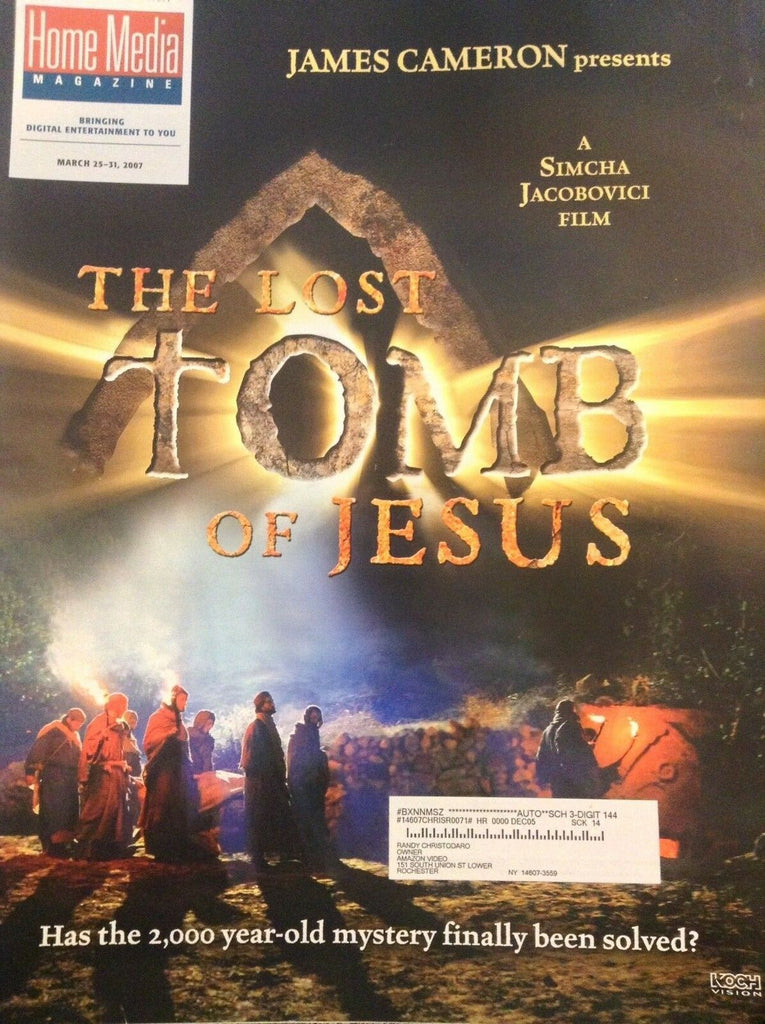 Home Media Retailing Magazine The Lost Tomb Of Jesus March 31, 2007 010118nonrh