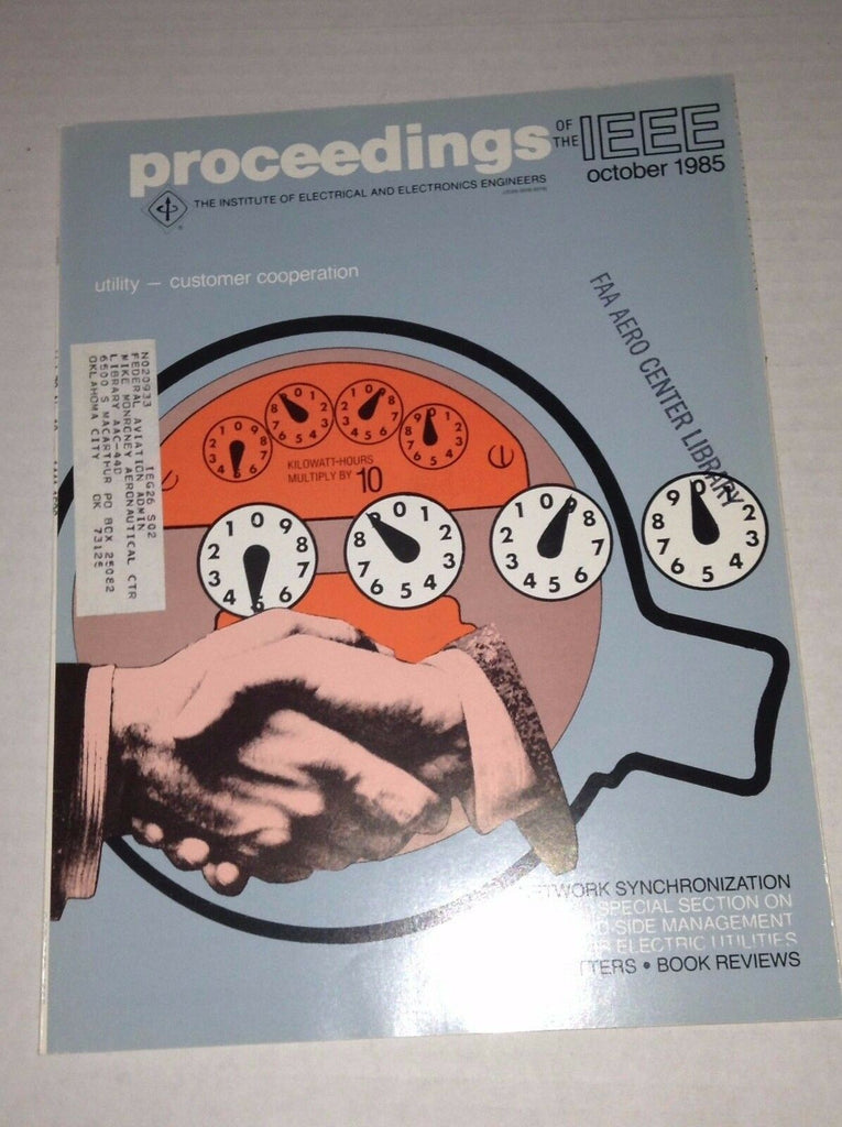 Proceedings Of The IEEE Magazine Network Syncs October 1985 022917NONRH