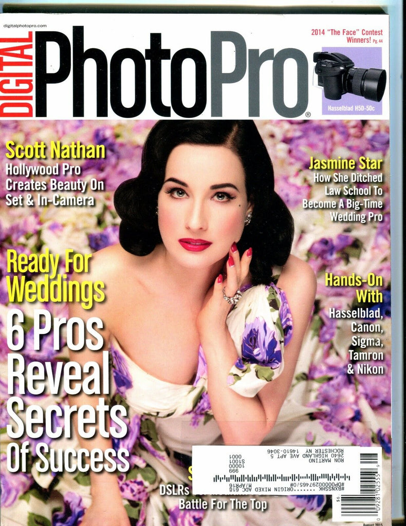 Digital Photo Pro Magazine August 2015 Scott Nathan EX w/ML 050517nonjhe