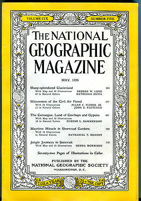 National Geographic Magazine May 1956 The Camargue Sarawak EX 011916jhe2